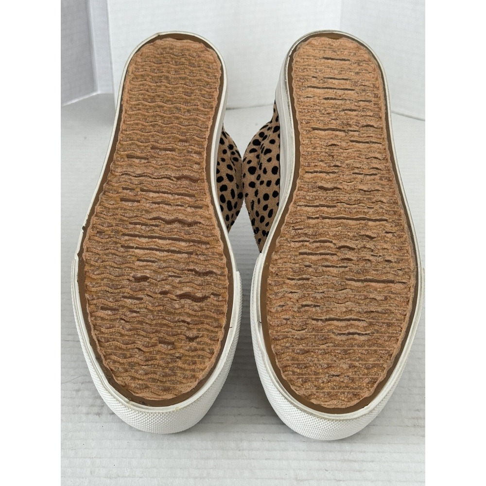 RESTRICTED Sneakers Womens Size 8 CHEETAH PRINT CHUNKY SLIP ON - Picture 14 of 16